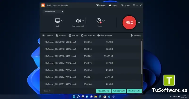 DescargarGiliSoft Screen Recorder Pro