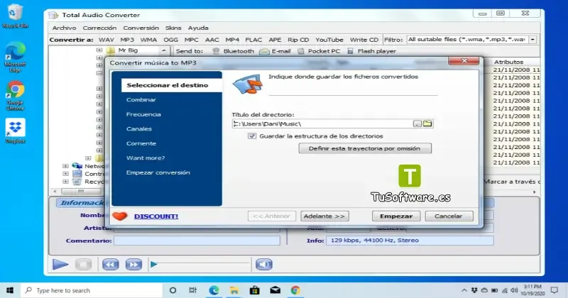 Descargar CoolUtils Total Audio Converter Gratis