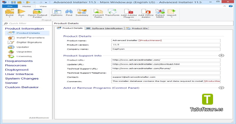 Advanced Installer Architect Descargar para PC
