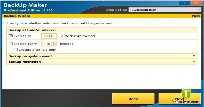 BackUp Maker Professional Descargar para PC