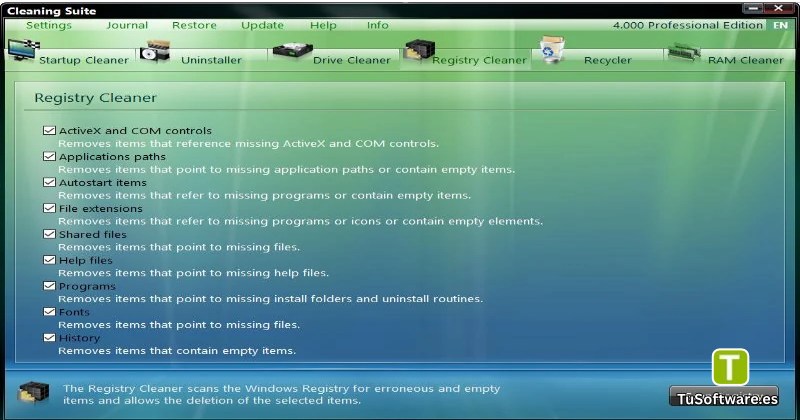 Cleaning Suite Professional Descargar para PC