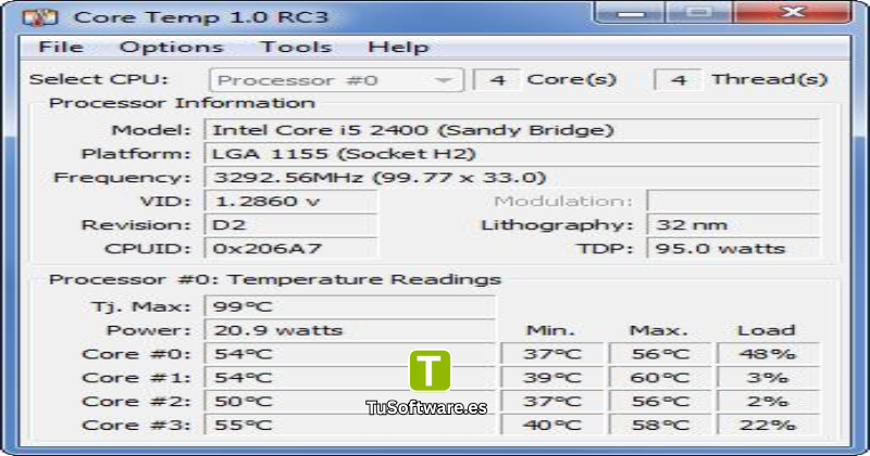 Core Temp Descargar para PC