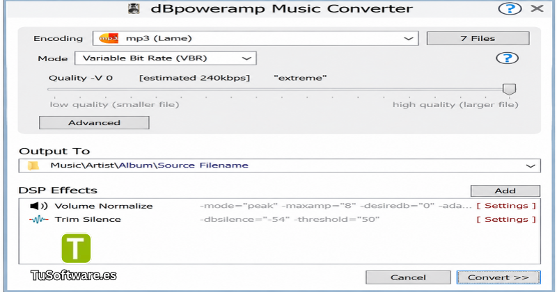 dBpoweramp Music Converter Descargar para PC