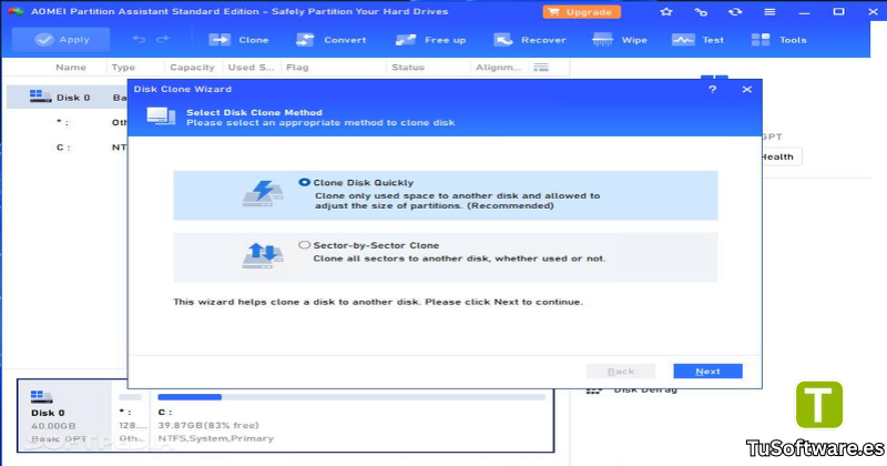 Descargar AOMEI Partition Assistant Full Espanol