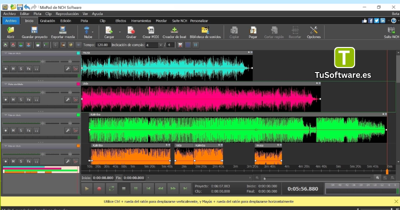 Descargar NCH MixPad Full Espanol