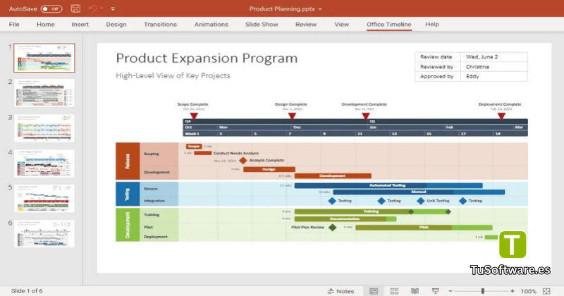 Descargar Office Timeline Full Espanol