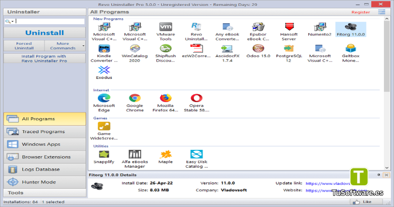 Revo Uninstaller Pro