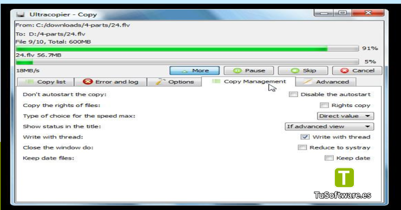 Descargar UltraCopier Full Espanol