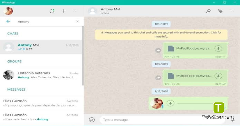 WhatsApp for Windows