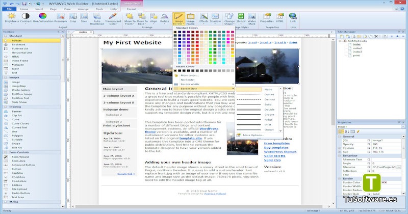 WYSIWYG Web Builder
