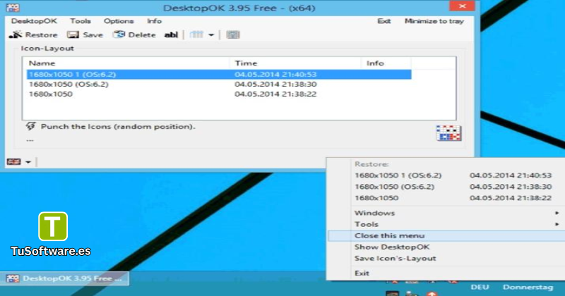 Descargar DesktopOK  Full Espanol