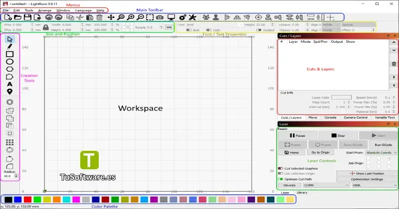 LightBurn Descargar para PC