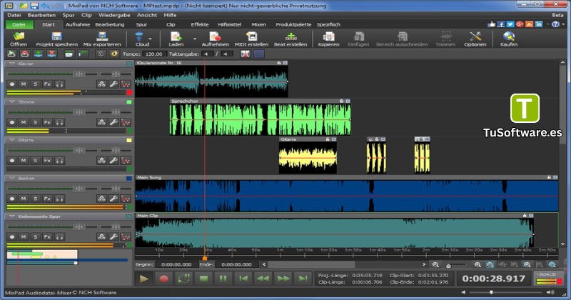NCH MixPad  Descargar para PC
