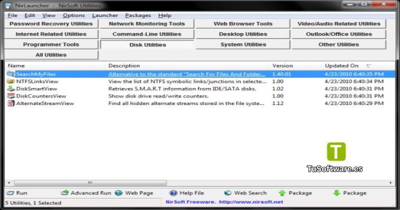 NirLauncher Package Descargar para PC