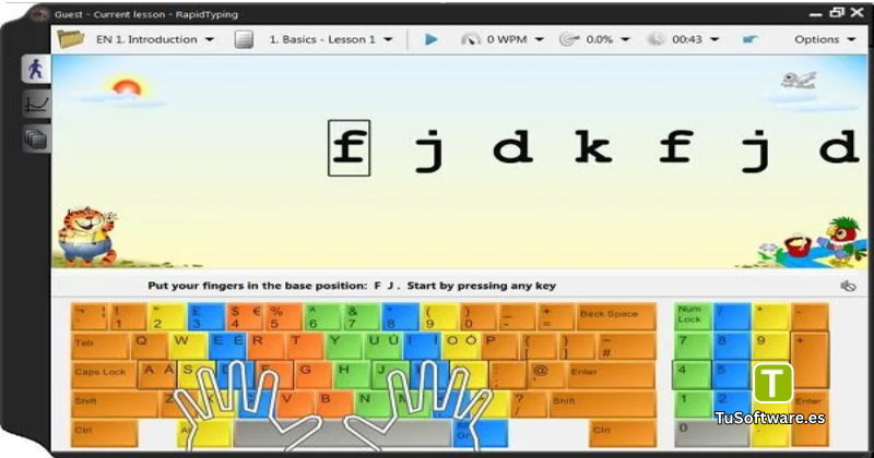 Rapid Typing Tutor Descargar para PC