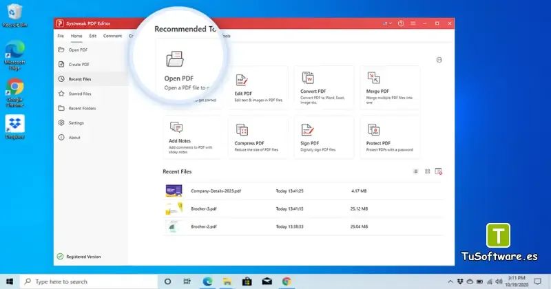 Systweak PDF Editor Pro Descargar Full