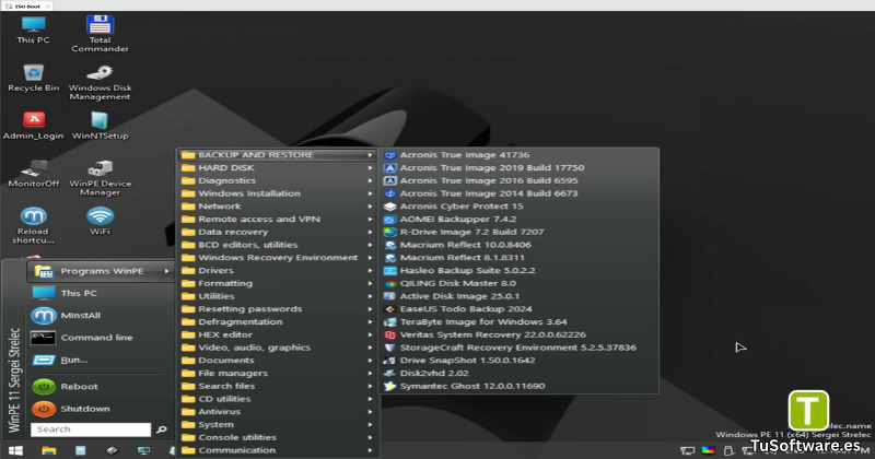 WinPE 11-10-8 Sergei Strelec Descargar para PC