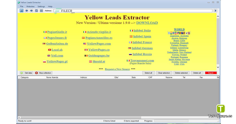 Yellow Leads Extractor